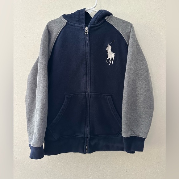 Polo Ralph Lauren Other - Polo by Ralph Lauren Kids Hoodie in Navy and Gray